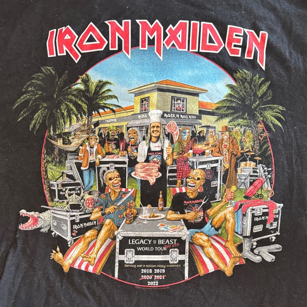 BUNDLE - Iron Maiden T-Shirt, Patches, Funko Pop